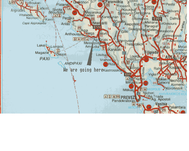 <Map of
recce area> 