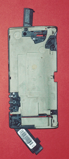 Inside of bottom part of case